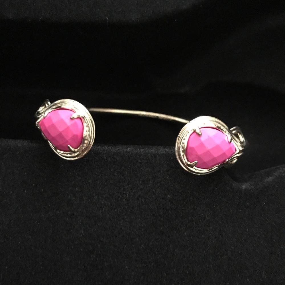 Gold & Pink Kendra Scott bangle